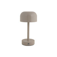 TISCHLAMPE James LED 12.5/12.5/24.5 cm - Grau, Metall (12.5/12.5/24.5cm) - Leitmotiv
