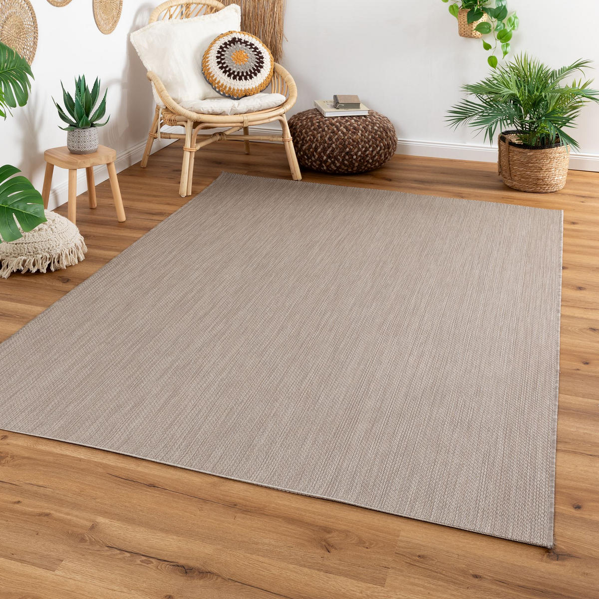 OUTDOORTEPPICH 200/290 cm Melbu - Taupe, Textil (200/290cm) - Steffensmeier
