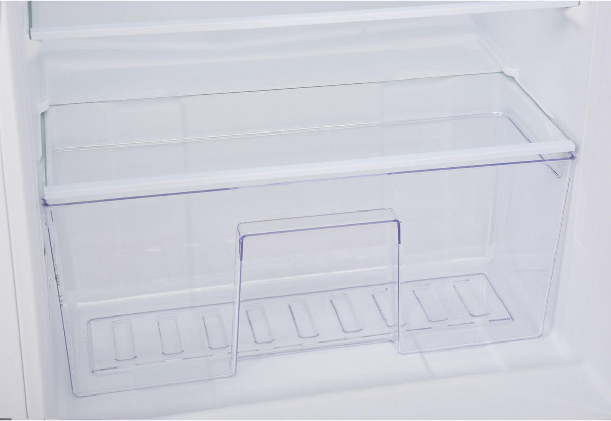 KÜHLSCHRANK Einbau, ohne Gefrierfach, 122cm Nische, Schlepptür-Technik, 193 Liter Nutzinhalt - Weiß, Glas/Kunststoff (54/122.5/54.5cm) - Telefunken