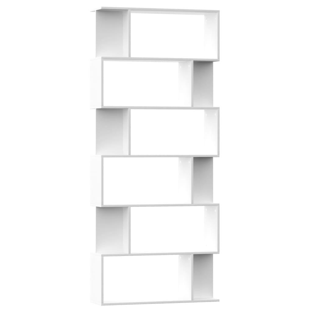 vidaXL Bücherregal Weiß 80x192x24 cm