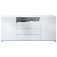 SIDEBOARD Skadu Weiß matt - Weiß, Holzwerkstoff (166.5/75.5/35cm) - Vladon