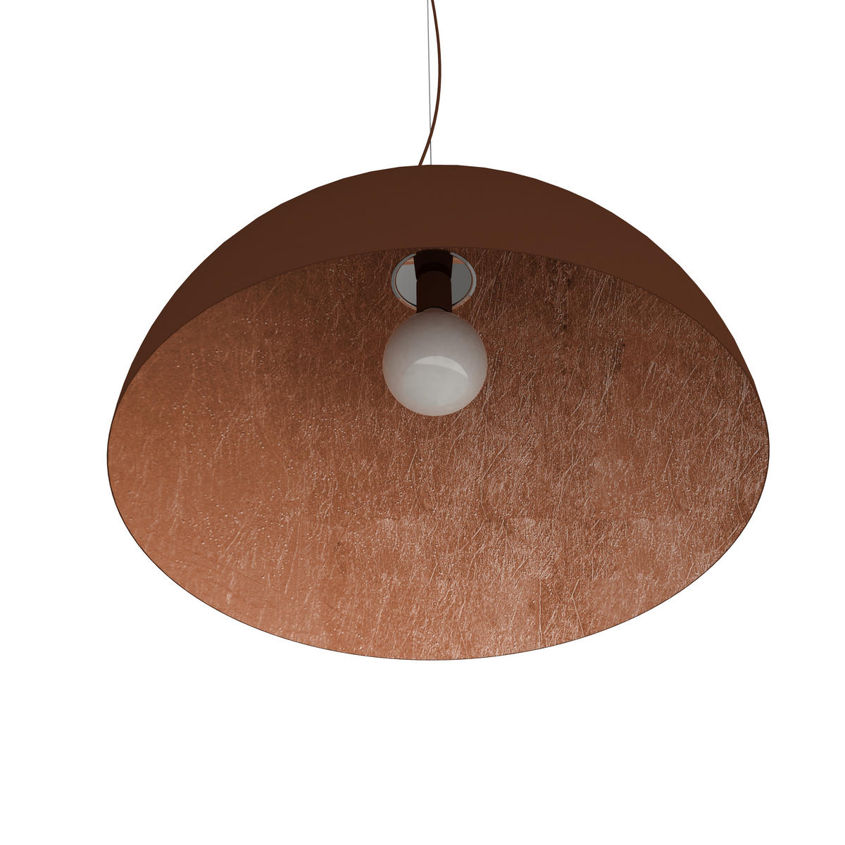 HÄNGELEUCHTE - Braun, Metall (60/60/30cm) - Lumicom