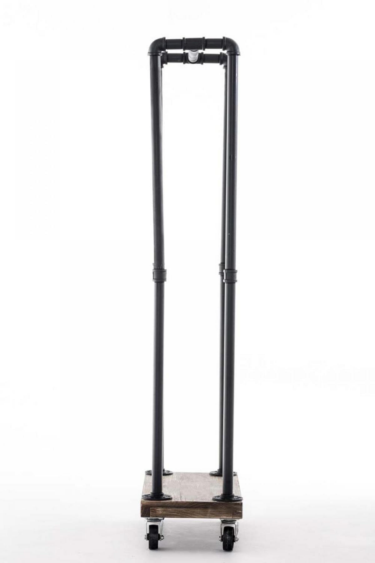 KAMINHOLZREGAL 60/30/150 cm Metall schwarz - Schwarz, Metall (60/150/30cm) - CLP