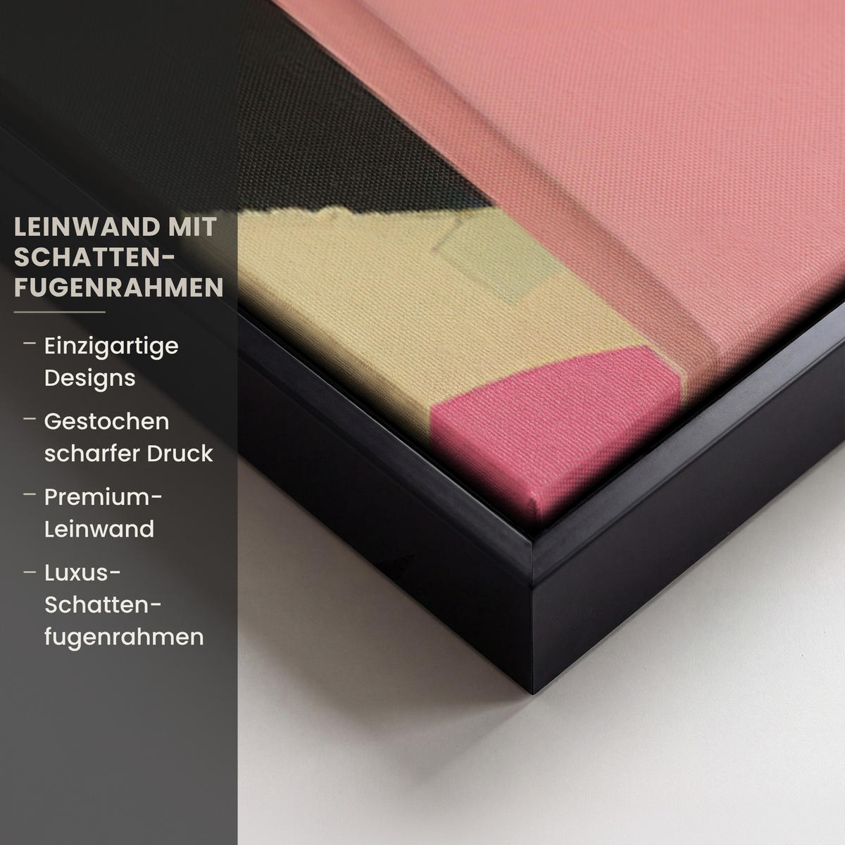 LEINWAND Bilder mit Rahmen - Mädchen - Sonnenbrille - Katze - Retro - 80x120 - Beige, Textil (80/120cm) - MuchoWow