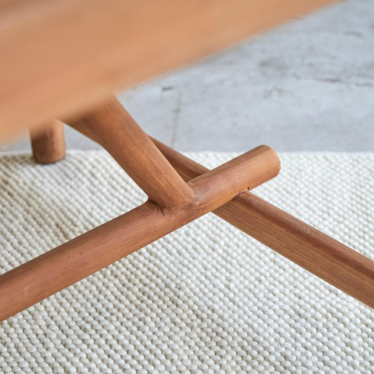 TISCH Fado Natur aus Teak - Naturfarben, Holz (100/240/76cm) - Tikamoon