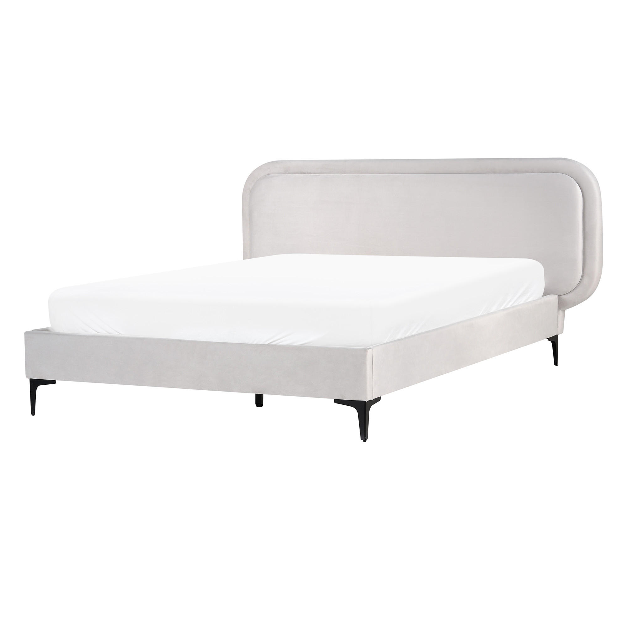 PAT cu somieră 140/200 cm gri deschis Suzette