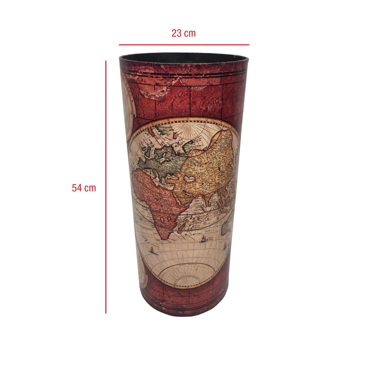 SCHIRMSTÄNDER Mehrfarbig 25/25/56 cm - Multicolor, Holzwerkstoff (25/56/25cm) - Mobili Rebecca