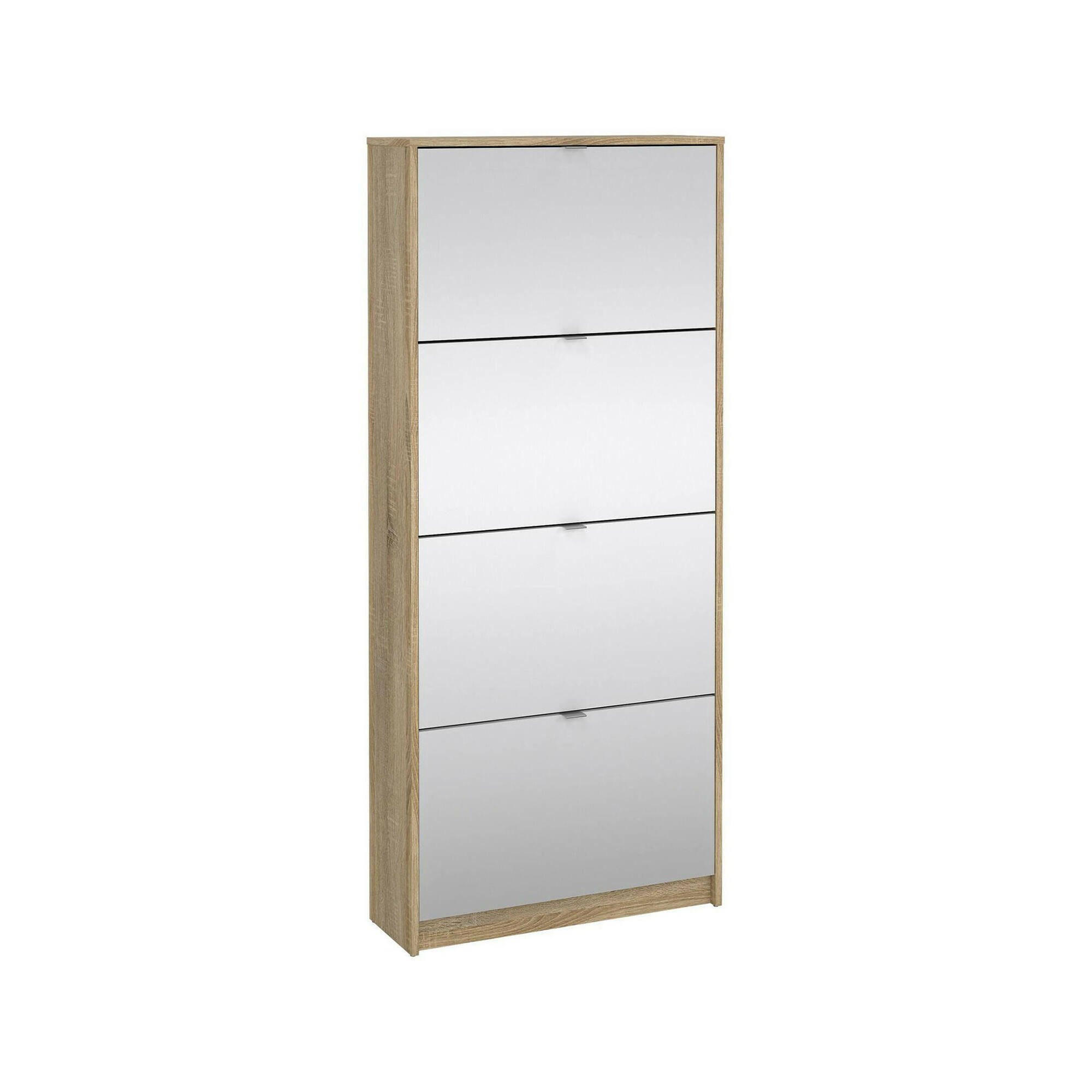 SCHUHSCHRANK Eiche 24.05/70.3/162 cm - Braun, Holzwerkstoff (70.3/162/24.05cm) - DMORA