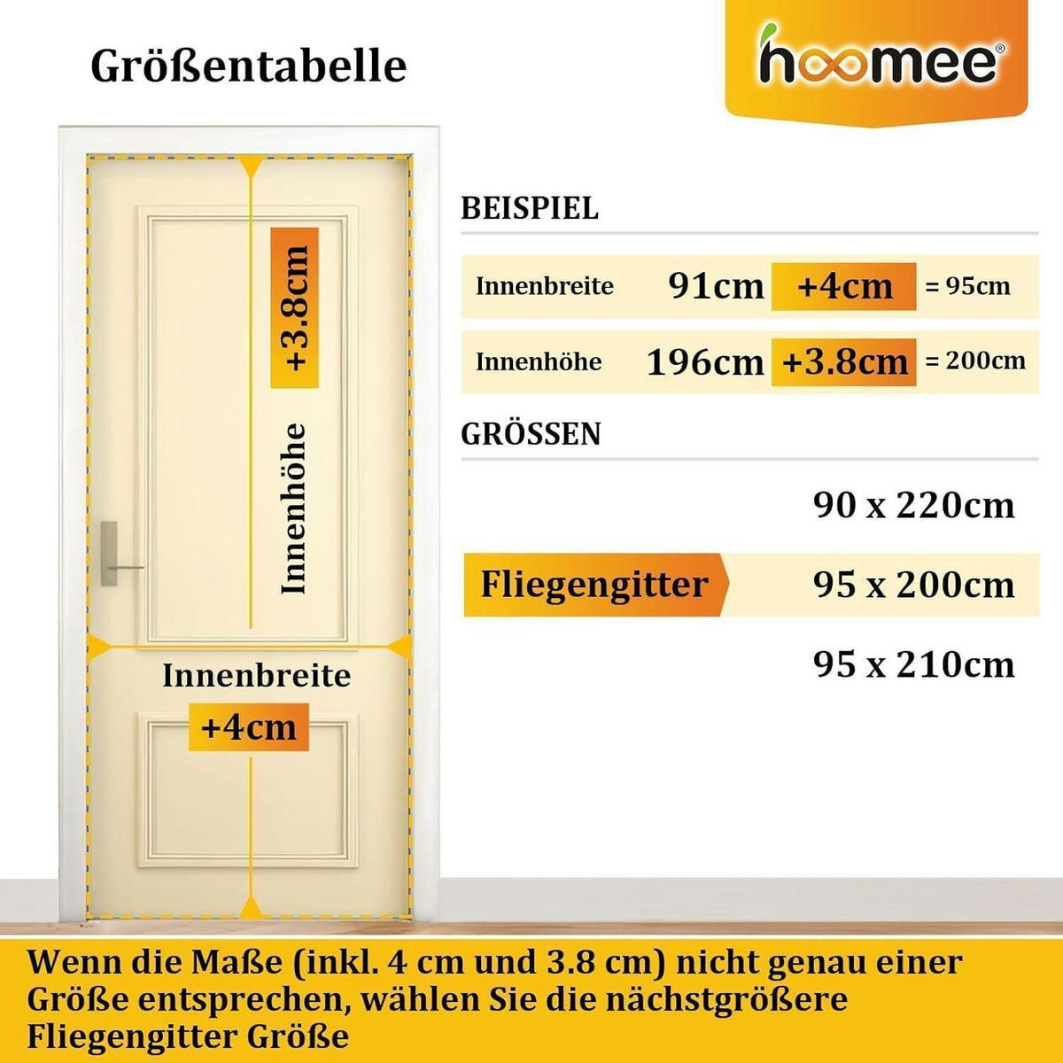 FLIEGENGITTER Tür mit lichtdurchlässigem LV-Gewebe, schwarz - Schwarz, Textil (95/200/1cm)