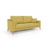 LINEARSOFA Danish - Gelb, Textil (146/95/91cm) - Divani.store