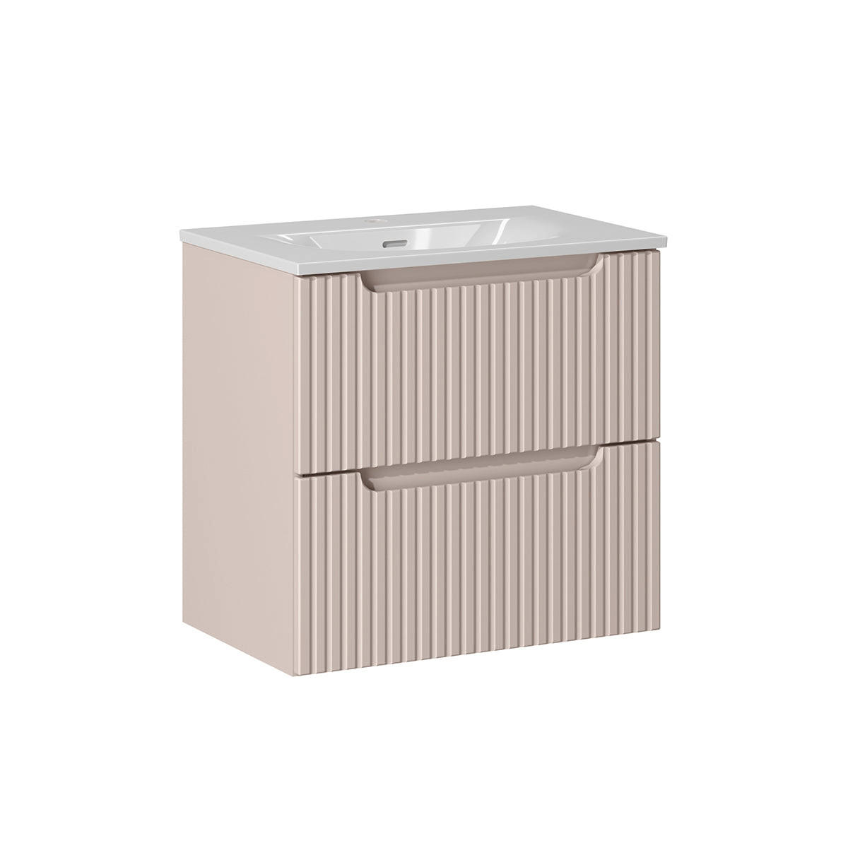 WASCHTISCH 60cm Riva Kaschmir - Beige, Holzwerkstoff (60/57/40cm) - Petits-meubles