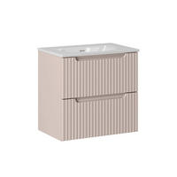 WASCHTISCH 60cm Riva Kaschmir - Beige, Holzwerkstoff (60/57/40cm) - Petits-meubles