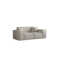 SOFA Celes Premium 2-sitzer Ascot Bukla - Beige, Holzwerkstoff/Textil (186/73/88cm) - Fun Möbel