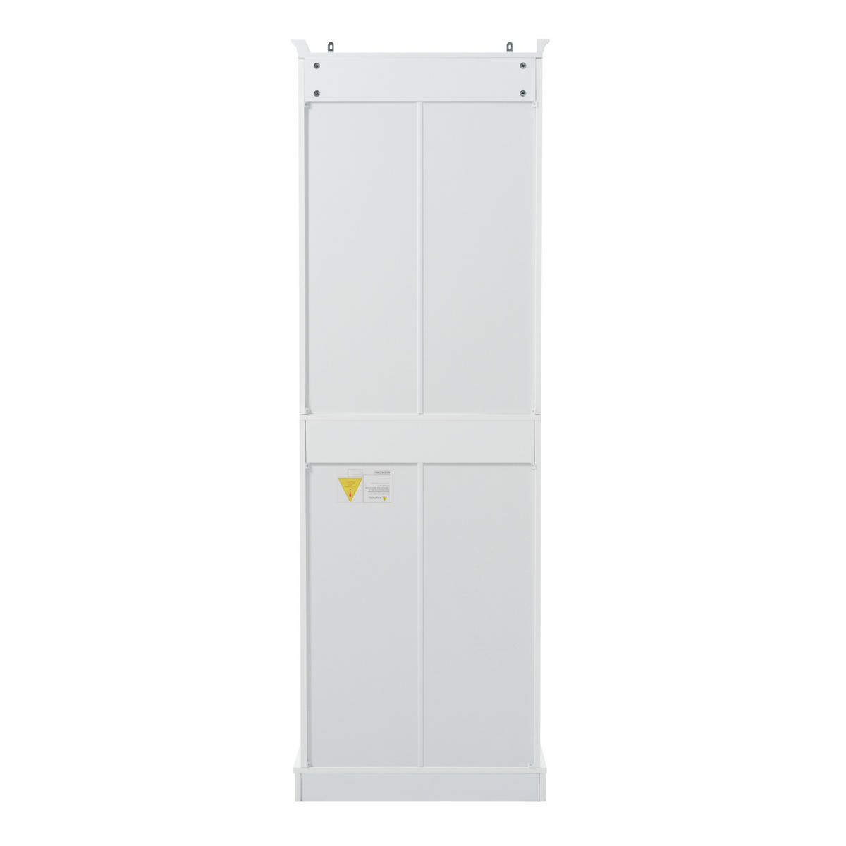 BADZIMMERSCHRANK 60 x 40 x 180 cm Weiß MDF - Weiß, Holzwerkstoff (40/180/60cm) - Beauniv