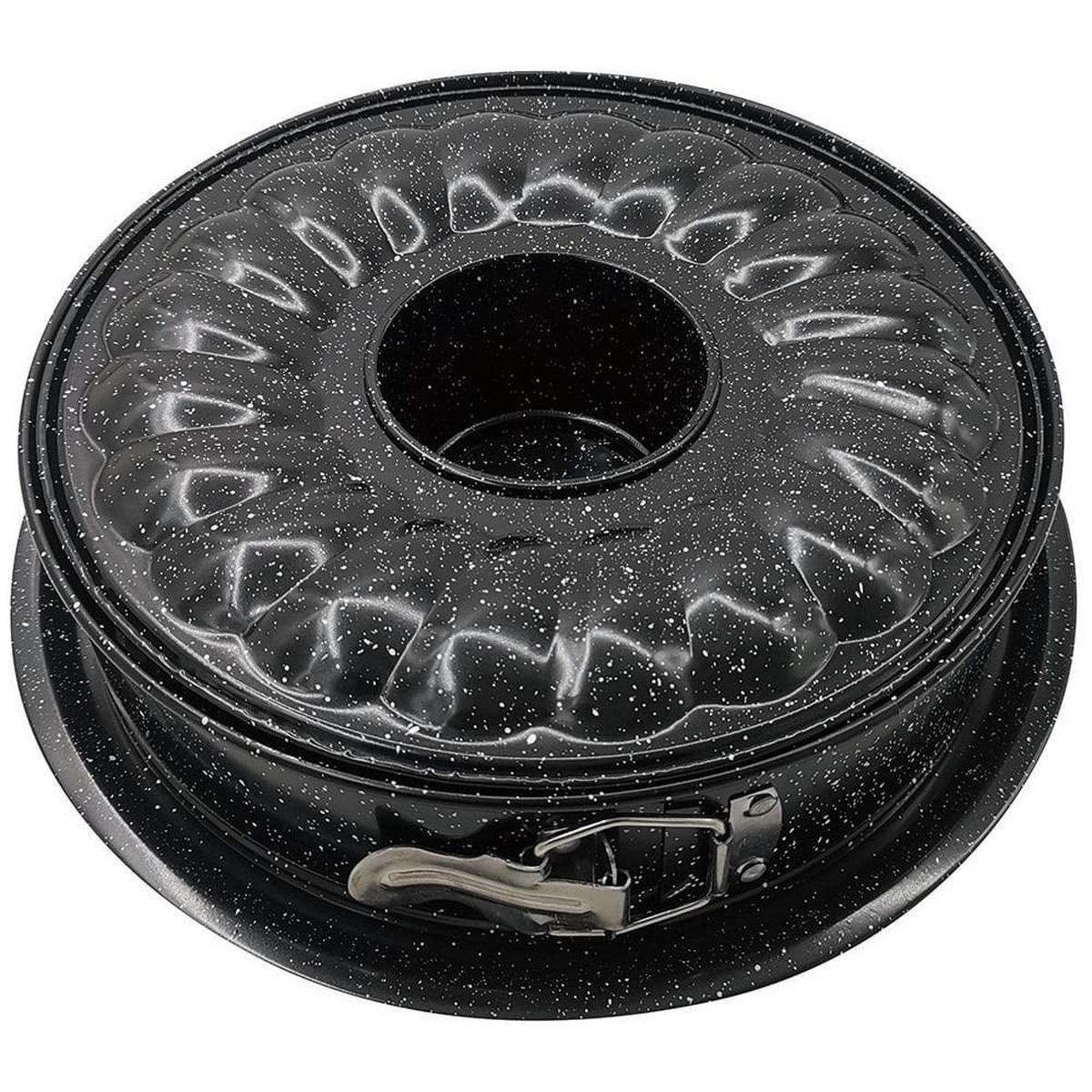 SPRINGFORM Schwarz 24/24/6.8 cm KH1778 - Schwarz, Metall (24/6.8/24cm) - Kinghoff 