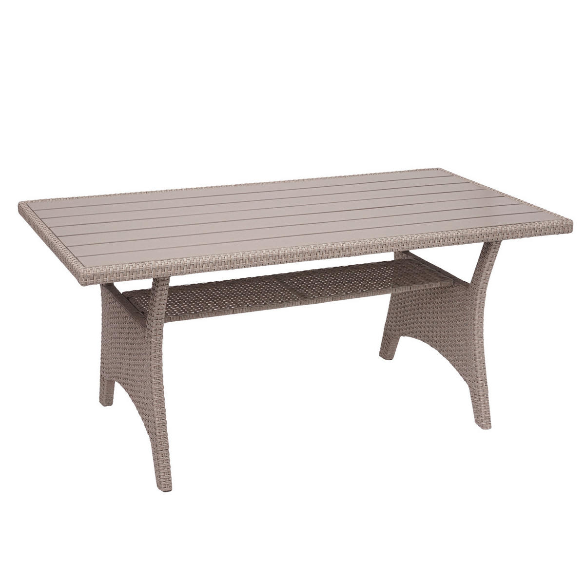 POLY-RATTAN GARNITUR Braun - Braun, Kunststoff - MCW
