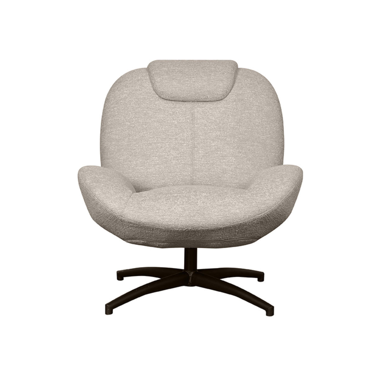 SESSEL Clayton Taupe 89/82/91 cm - Taupe, Textil (82/91/89cm) - LABEL51