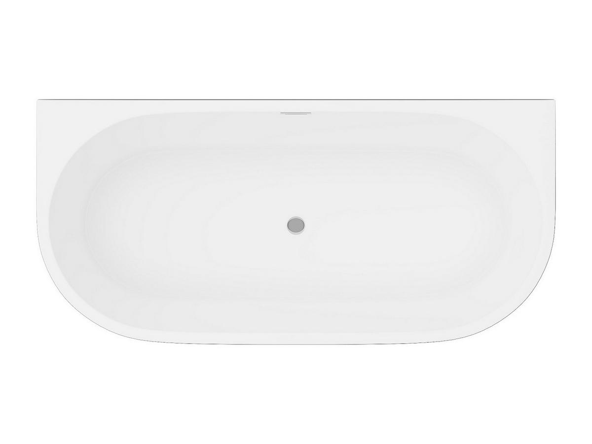 VORWANDBADEWANNE - 1 Person - Acryl - Schwarz - Schwarz, Kunststoff (130/58/71.5cm) - Vente-Unique