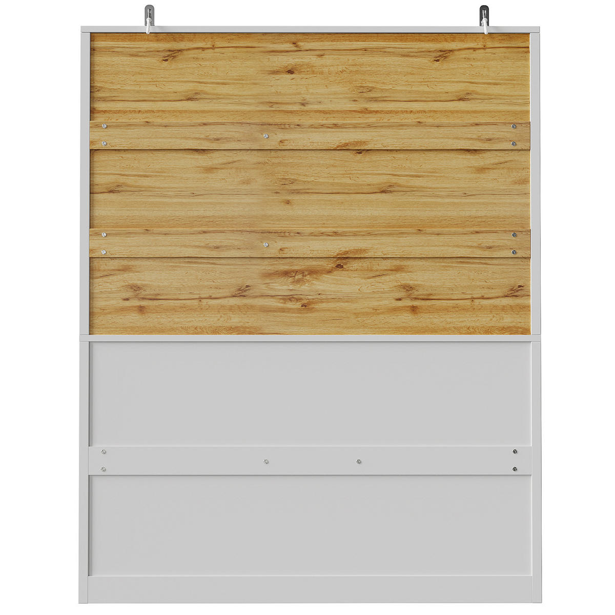 HOCHSCHRANK 140x38.5x175cm Vitrine Schubladen Weiß - Weiß, Holzwerkstoff (140/175/38.5cm) - FLIEKS
