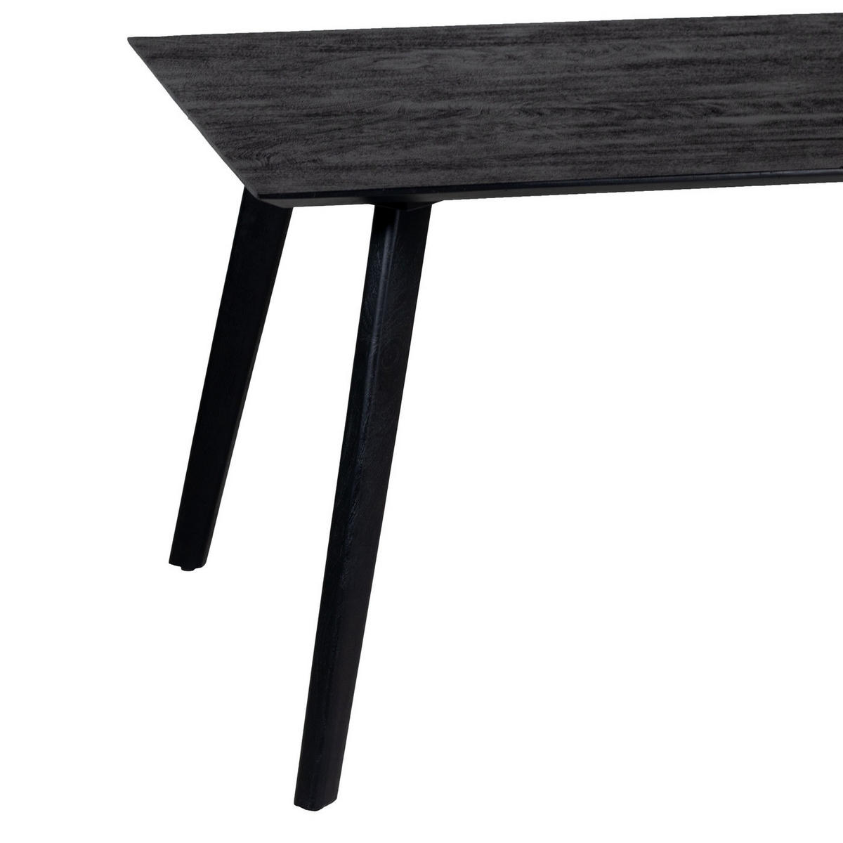ESSTISCH aus Mangoholz 240cm, natürlich - Schwarz, Holz (240/90/90cm) - Giga Meubel
