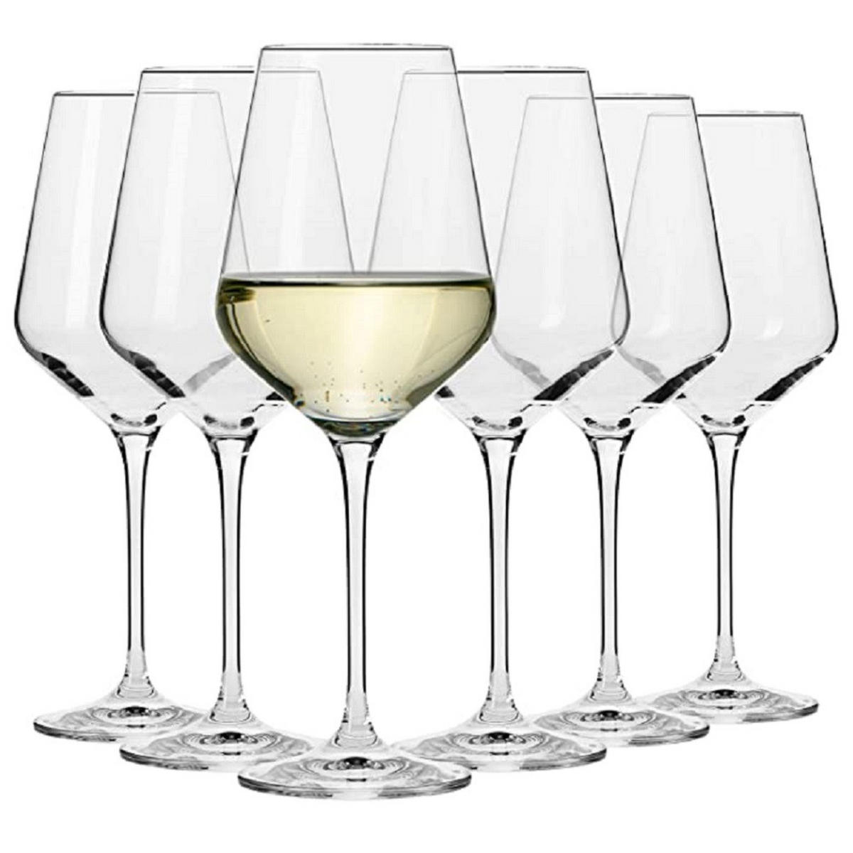 WEISSWEINGLÄSER,, 6er-Set, 450 ml - Transparent, Glas (0.45L) - Krosno Glass