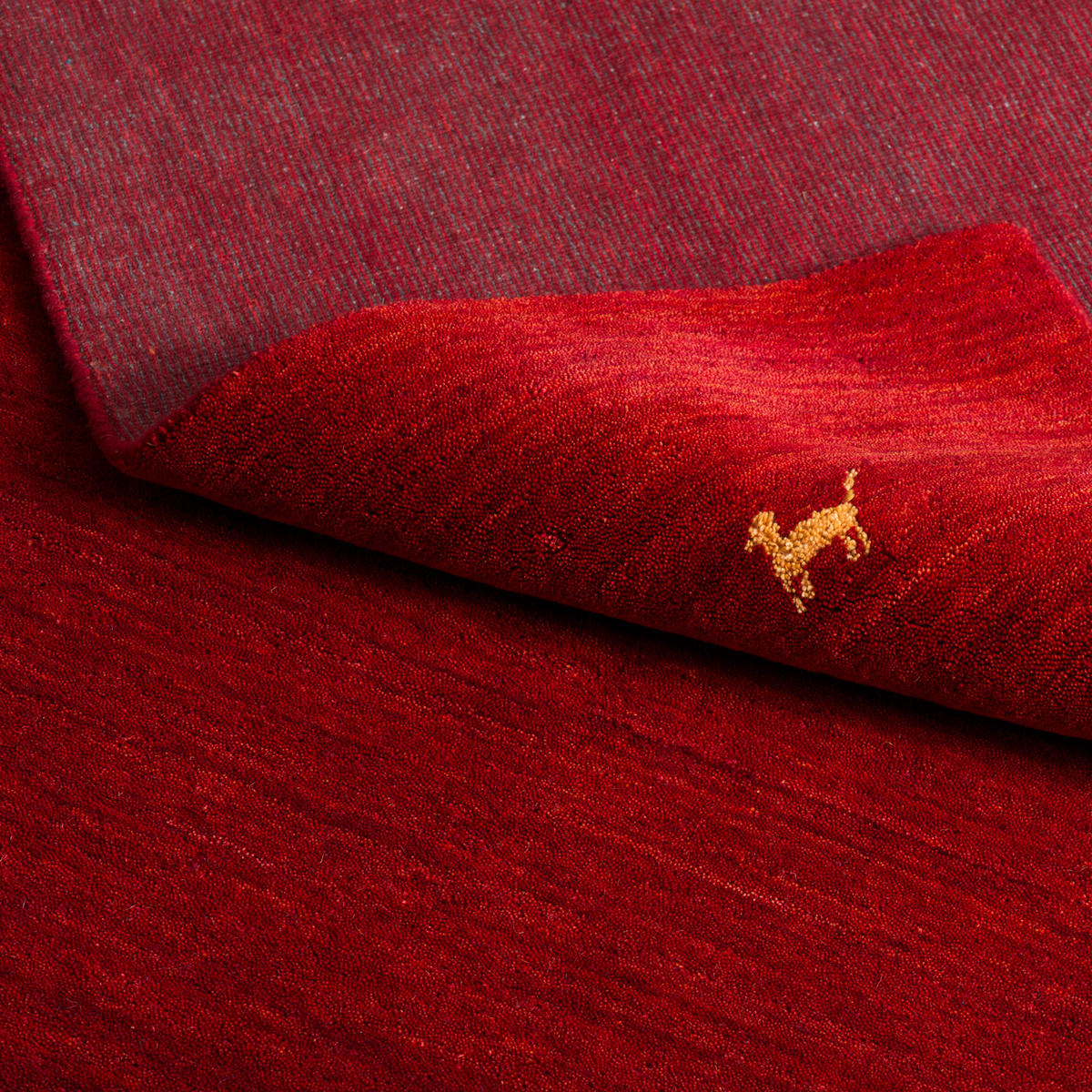 NATUR TEPPICH INDO NEPAL GABBEH SHIVA - Rot, Textil (140/200cm) - Pergamon