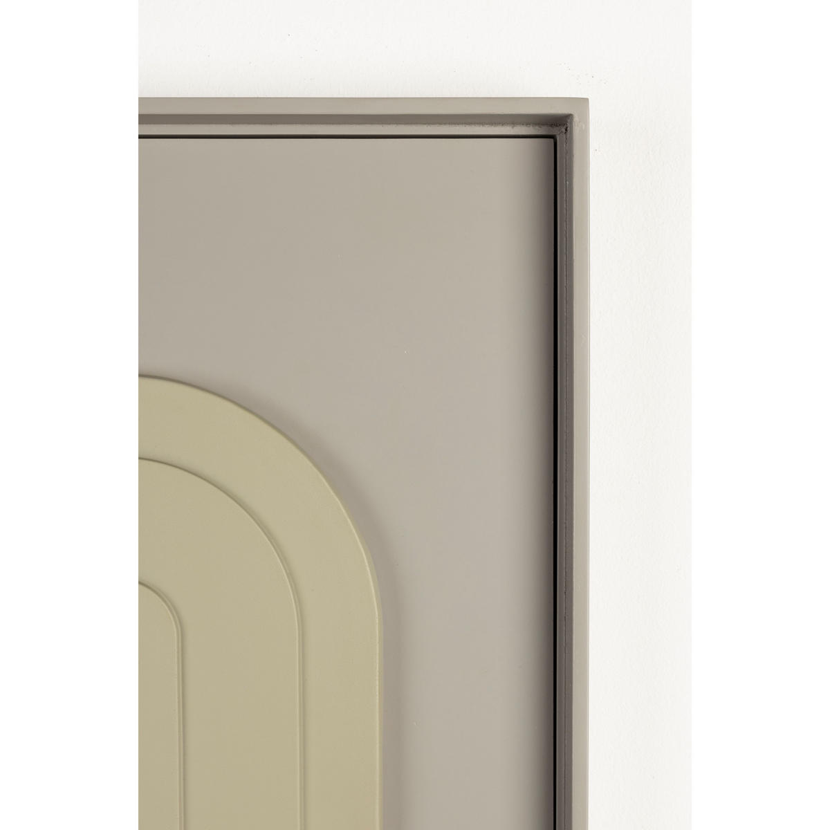 WANDDEKORATION August Beige - Beige, Naturmaterialien (52/4cm) - Zuiver