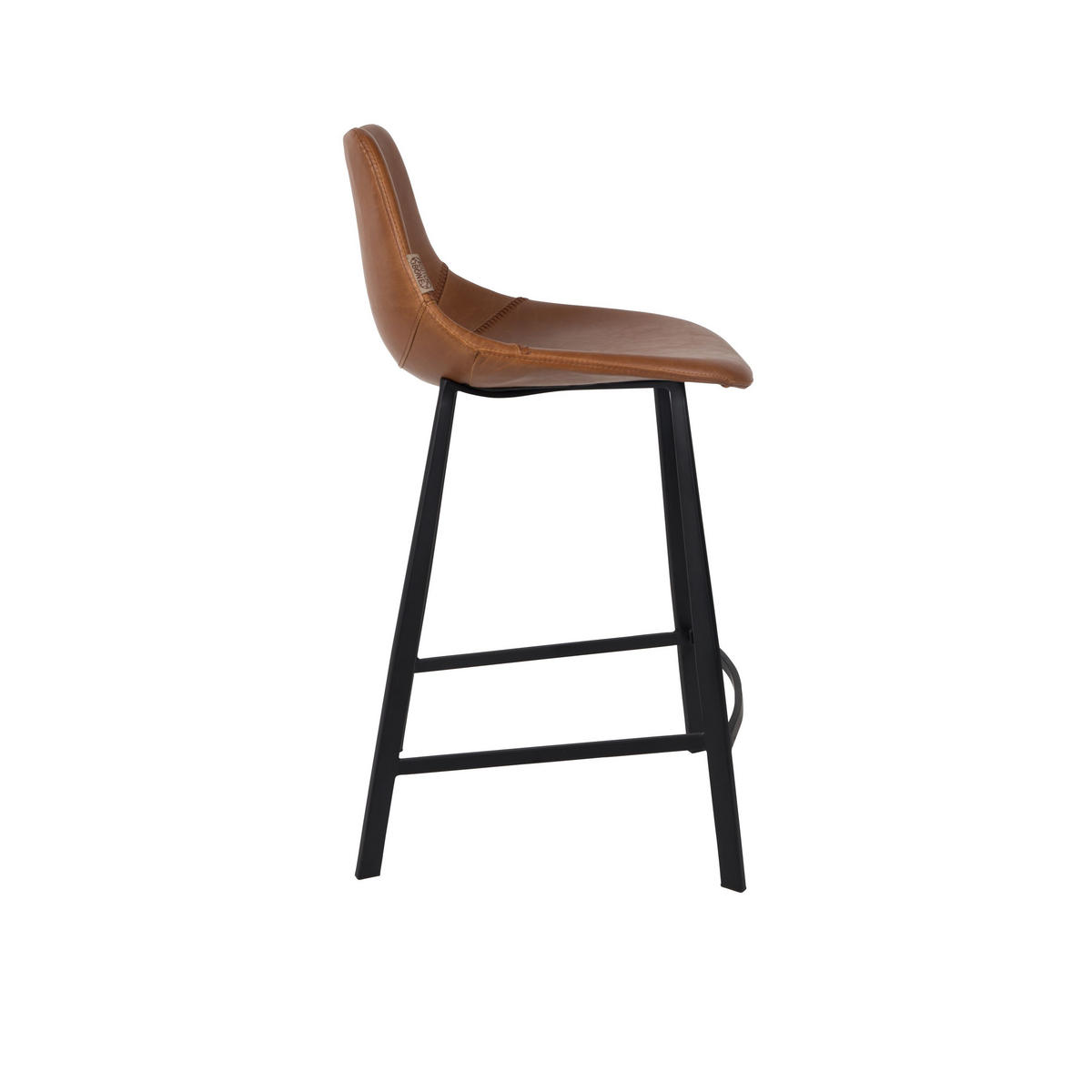 BARHOCKER Franky Rückenlehne 65 cm Braun - 2 er Set - Braun, Kunststoff (45/91/52cm) - Dutchbone