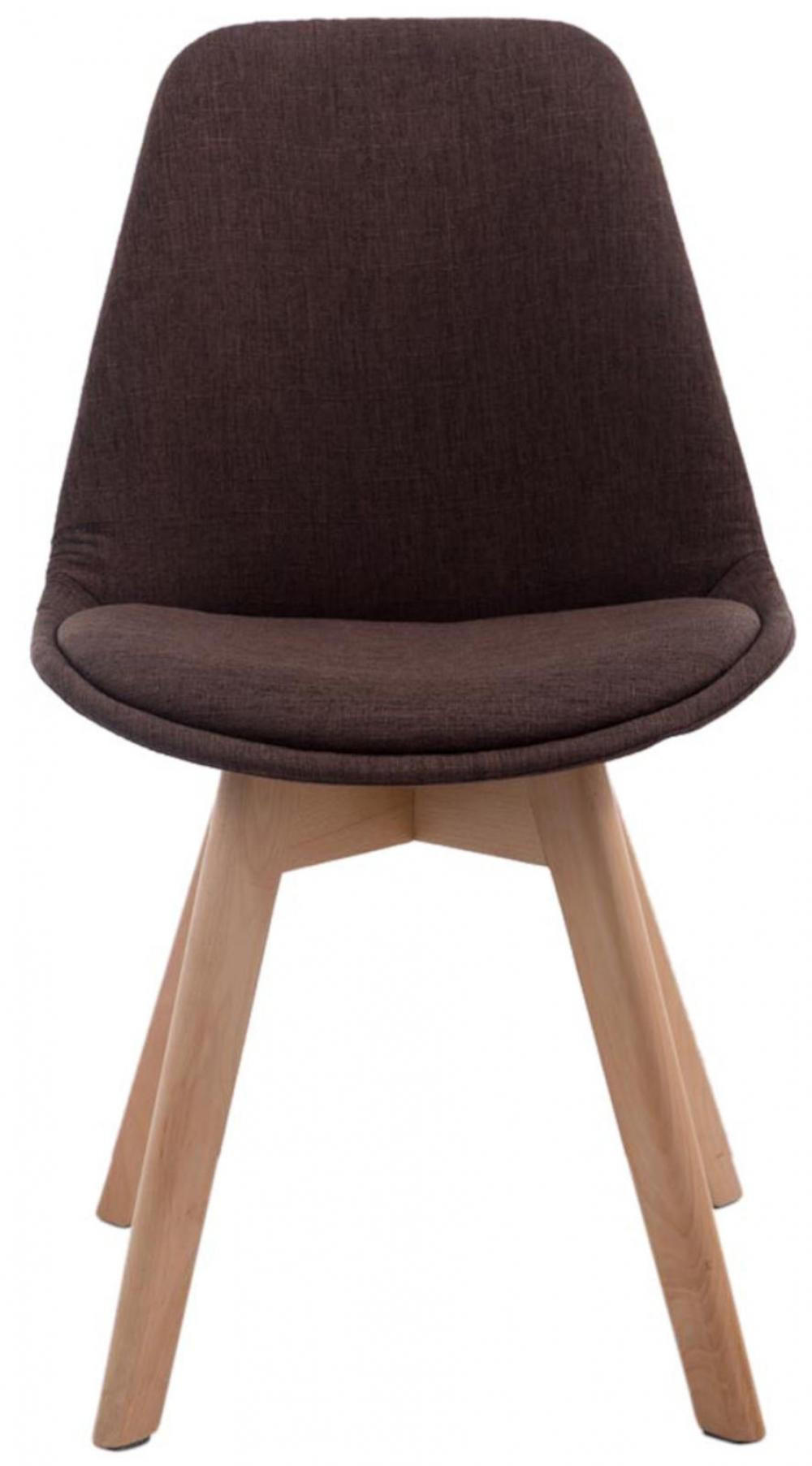 Thumbnail - CLP Stuhl, Braun, Textil, 48x84x55 cm, Esszimmer, Stühle, Esszimmerstühle, Vierfußstühle