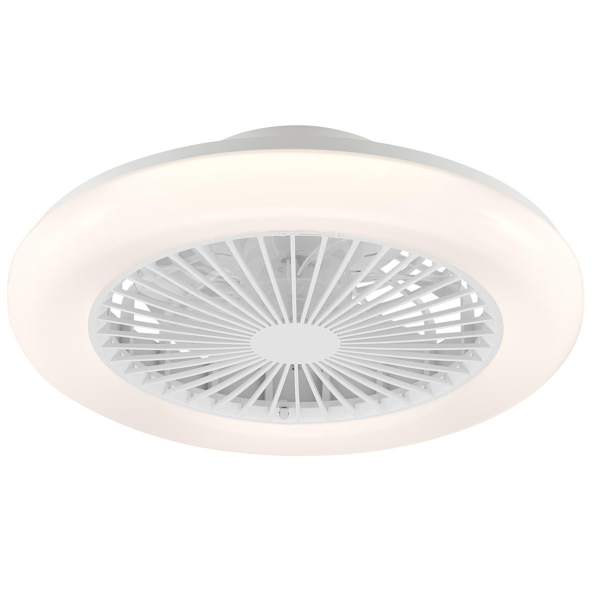 LED DECKENLEUCHTE Montero Weiß 42/42/13,7 cm - Weiß, Metall (42/42/13.7cm) - Brilliant