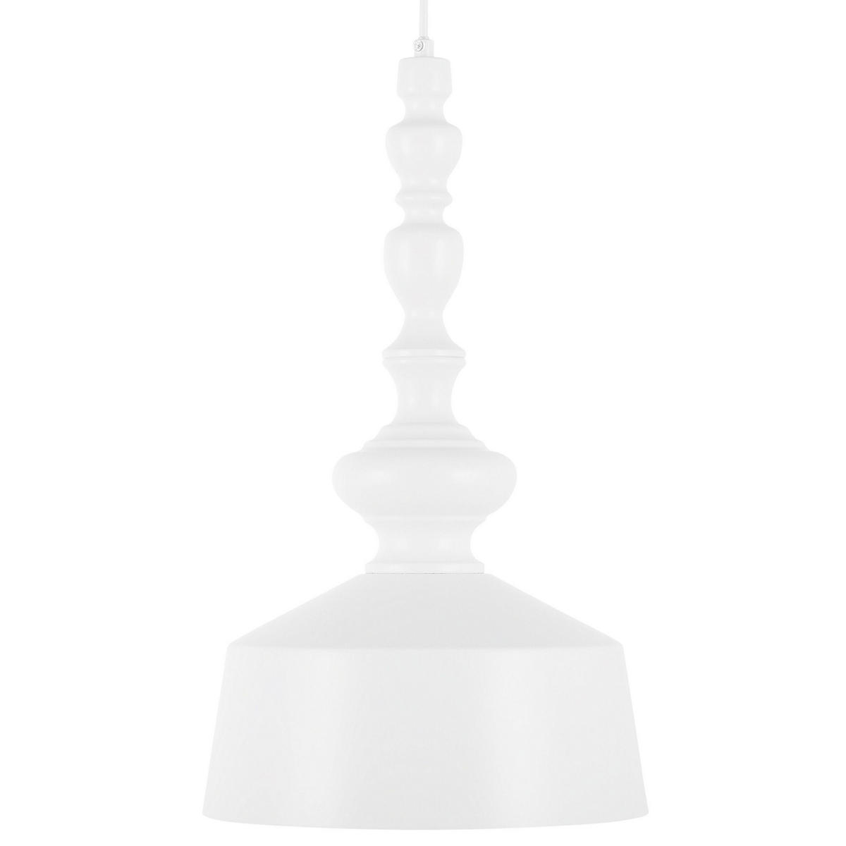 HÄNGELEUCHTE Driva 26/26/120 cm - Weiß, Metall (26/26/120cm) - Beliani