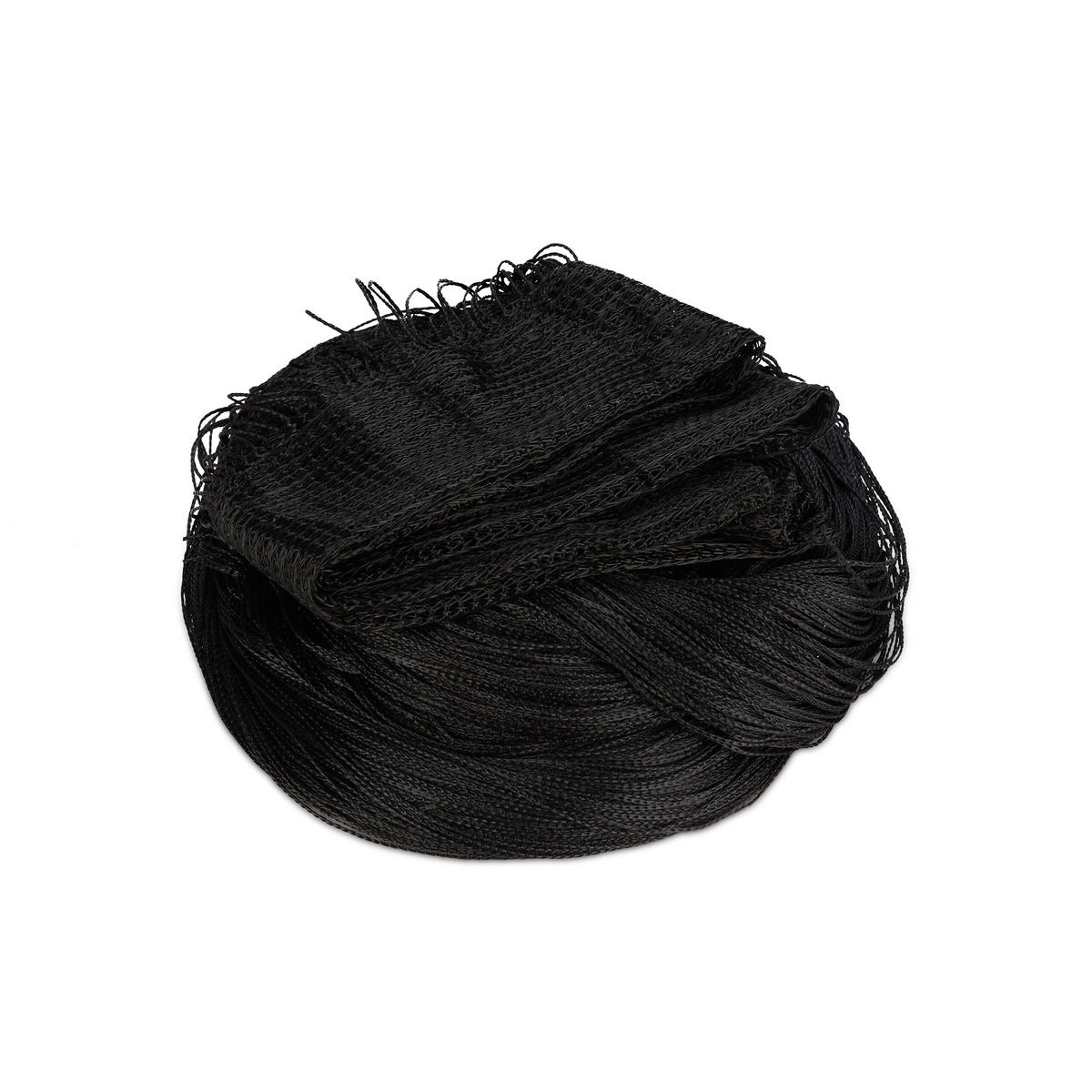 2XFADENVORHANG - Schwarz, Textil (90/245/0.5cm) - Relaxdays