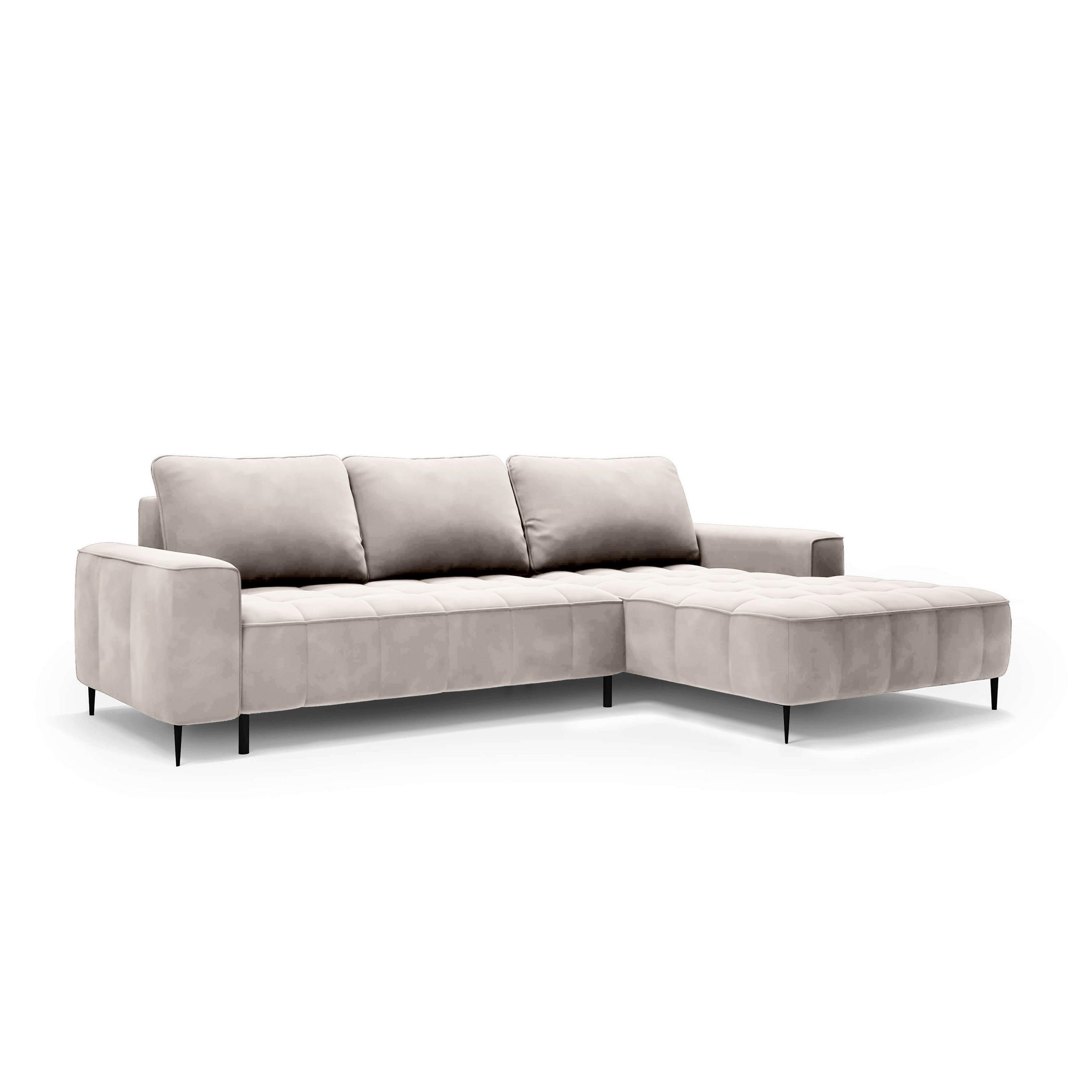 Pillovely Ecksofa Mehrfarbig 280x90x166 cm