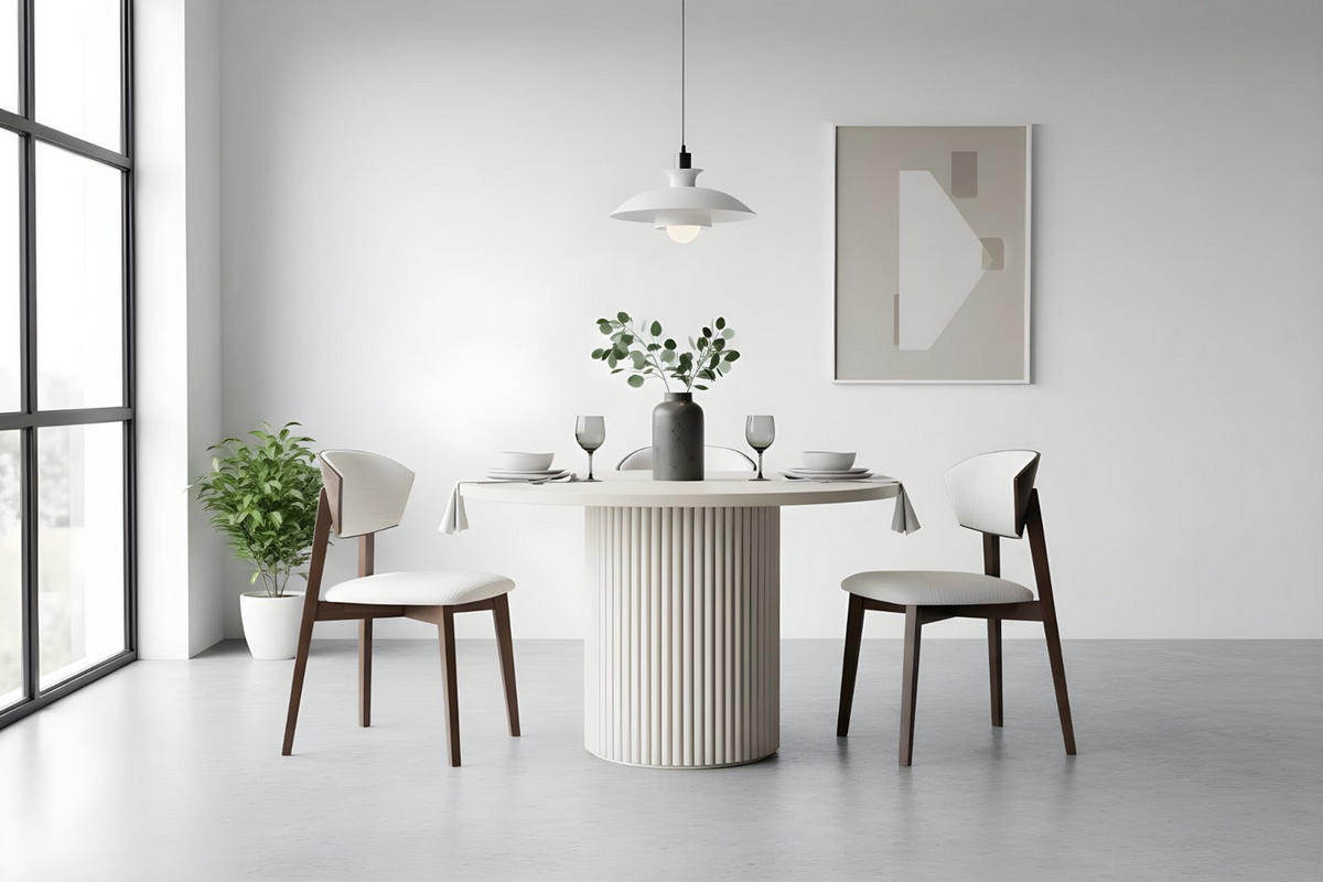 ESSTISCH Kira 180 x 100 x 76,8 cm Ovaler mit Ausziehfunktion, weiß - Weiß, Metall (100/180/75cm) - Margaret Hadas24