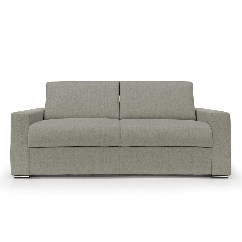 Thumbnail - Divani.store Schlafsofa, Braun, Textil, 4-Sitzer, Rechteckig, 200x93x96 cm, Wohnzimmer, Sofas & Couches, Schlafsofas