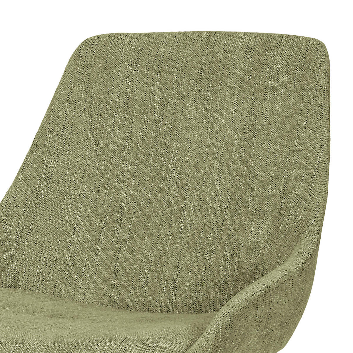 POLSTERSTUHL - 2er-Set - Webstoff / Eiche massiv - Grün, Eichenholz/Holz (53/83/54cm) - home24