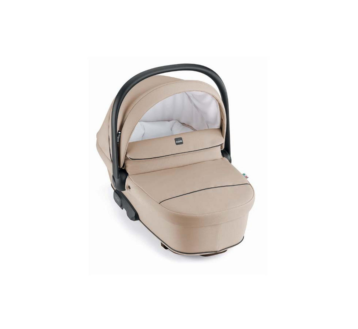 SPORT-KINDERWAGEN Taski inkl. Auto-Babyschale - Beige/Schwarz, Kunststoff (1090/530/675cm) - Cam il Mondo del Bambino S.p.A.