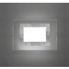 WANDLEUCHTE - Silberfarben, Glas (35/25/6cm) - Lumicom