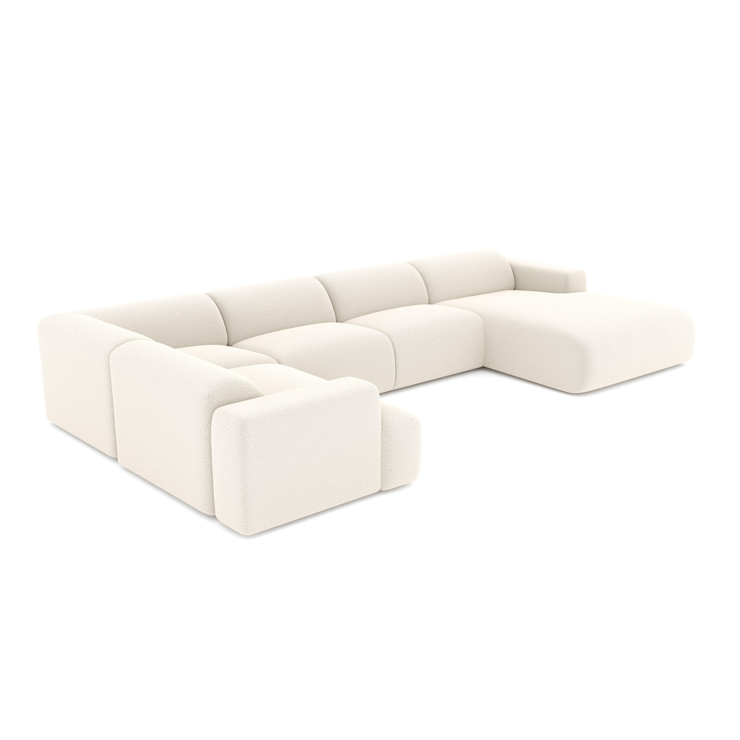 Sia Home Panorama-Sofa Creme 354x73x164 cm