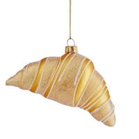 BAUMANHÄNGER Hang On Croissant - Gelb, Glas (6/6/12cm) - Butlers