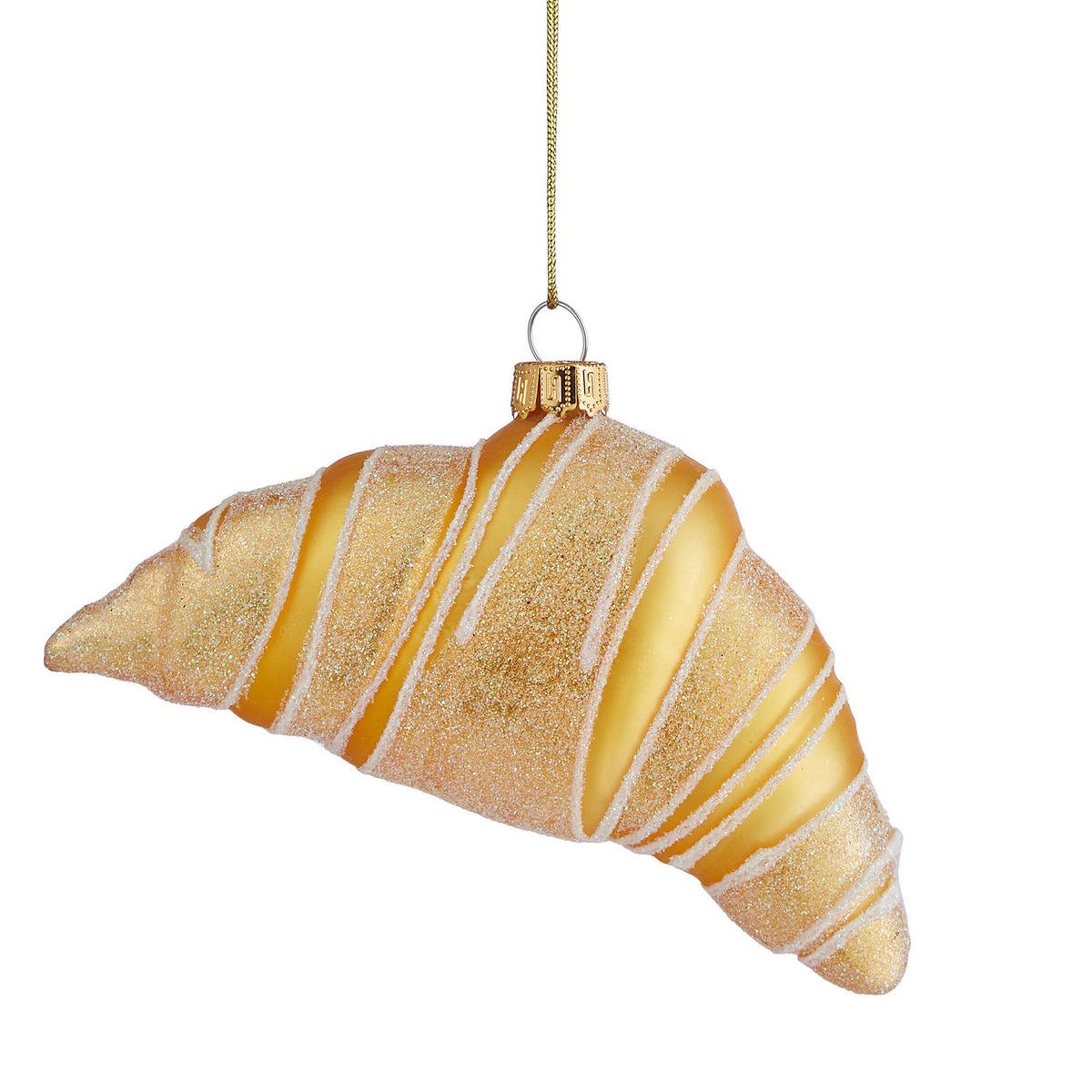 BAUMANHÄNGER Hang On Croissant - Gelb, Glas (6/6/12cm) - Butlers