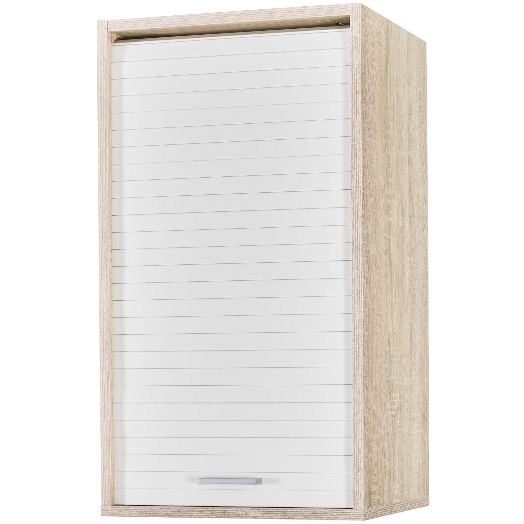 KÜCHENOBERSCHRANK mit Rolladentür 35/40/72cm - Eichefarben, Holzwerkstoff (40/72/35cm) - Simmob