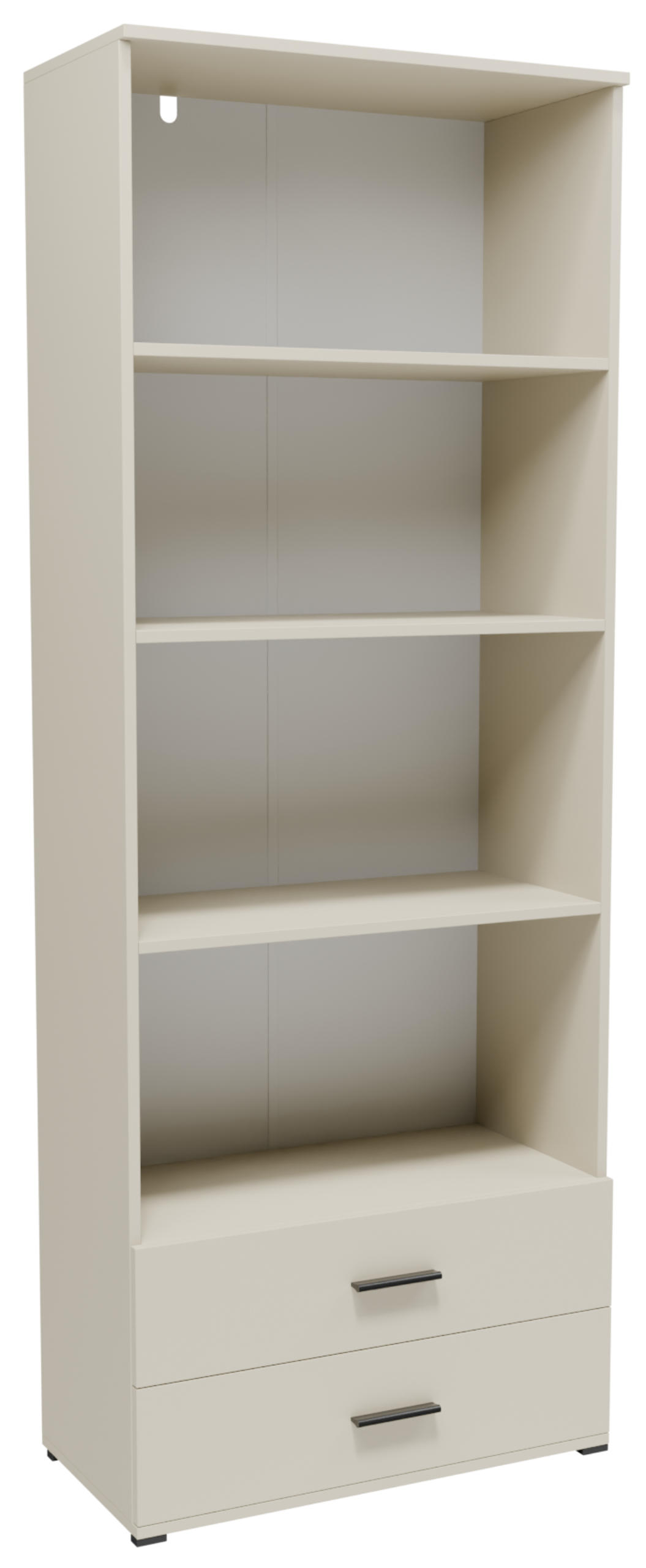 BÜCHERREGAL CR3-ST4 Kaschmir69/34/180 cm - Kaschmir, Holzwerkstoff (69/180/34cm)