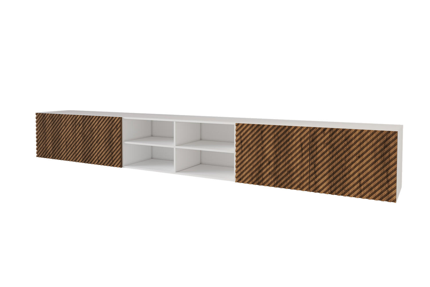 Altdecor Lowboard Eiche Wotan 300x40x40 cm