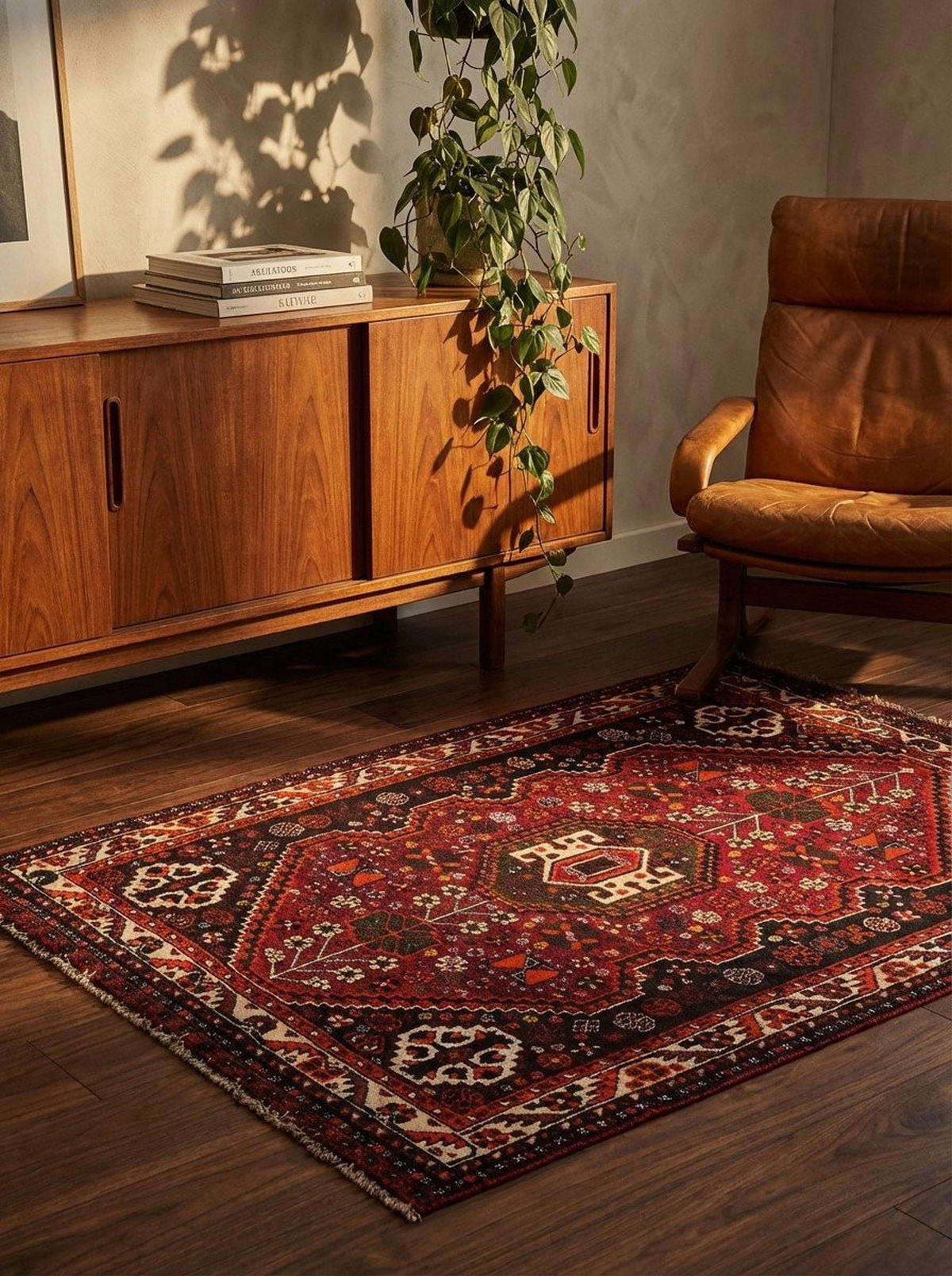 TEPPICH Gashgai Rot 152/103 cm - Rot, Textil (103/152cm) - Looma