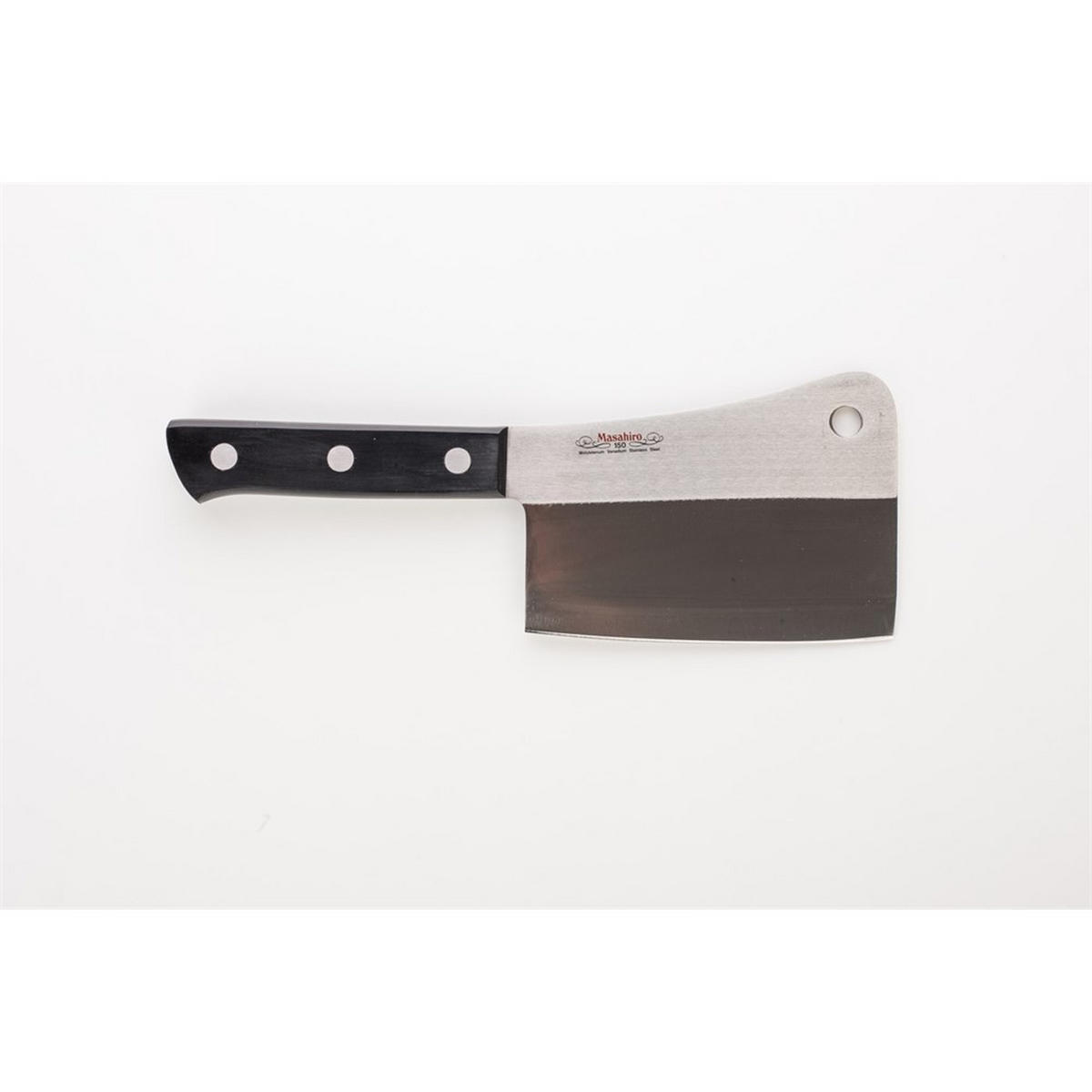 HACKMESSER Chopper 150mm 674g 14092 - Silberfarben, Holz (30.8cm) - Masahiro 