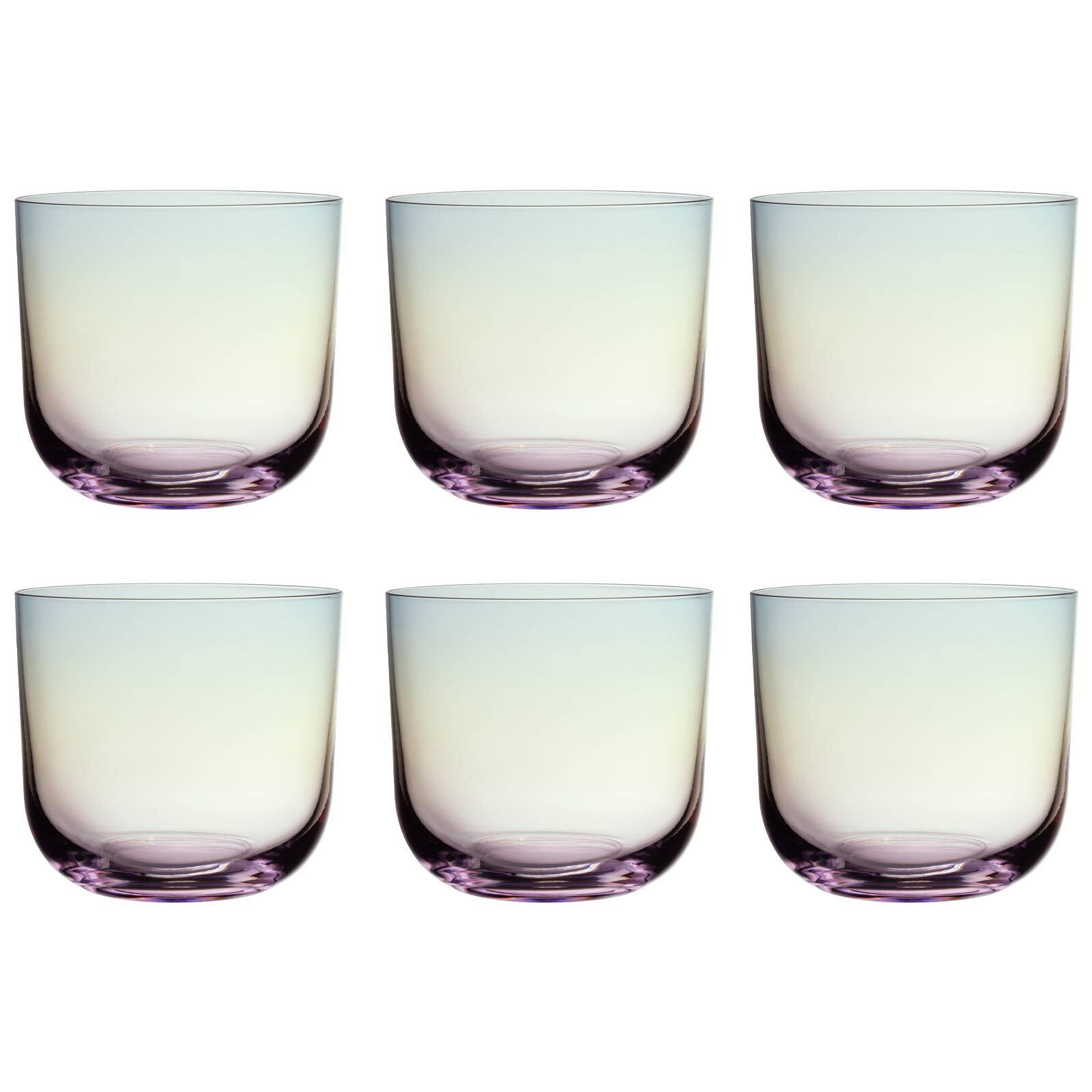 WASSERGLÄSER Like Glass Pearl 280 ml 6er Set - Multicolor, Glas (0.28L) - like.Villeroy & Boch