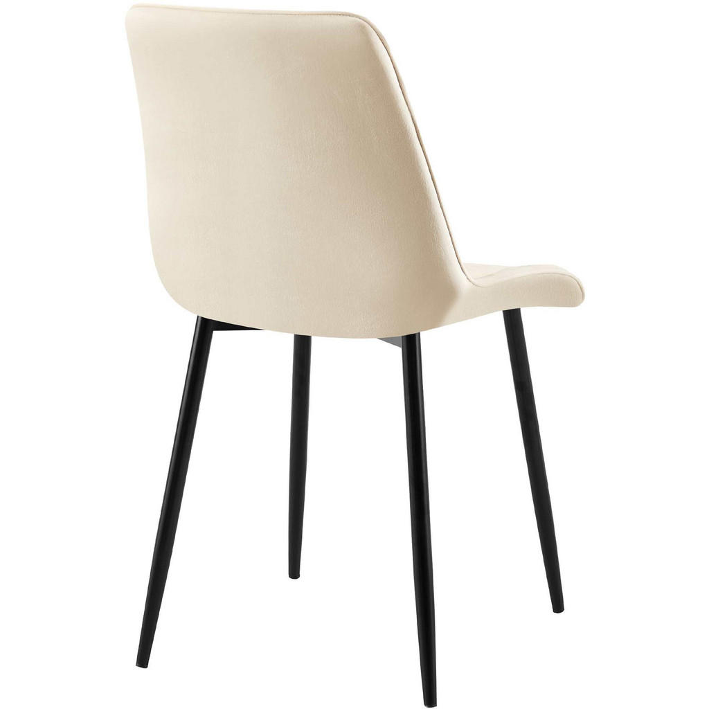 Thumbnail - Deluke Esszimmerstuhl, Creme, Textil, 47x89x61 cm, Esszimmer, Stühle, Esszimmerstühle, Vierfußstühle