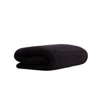 BADETUCH Desma schwarz 70/130 cm - Schwarz, Textil (70/130cm) - Homla