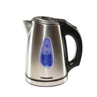 WASSERKOCHER ELEKTRISCH Silber 14/14/21 cm TS1362 - Silberfarben, Metall (14/21/14cm) - Tiross 